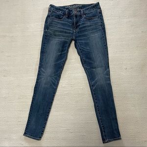 American Eagle 360 Super Stretch Denim Jegging Jean Size 4S